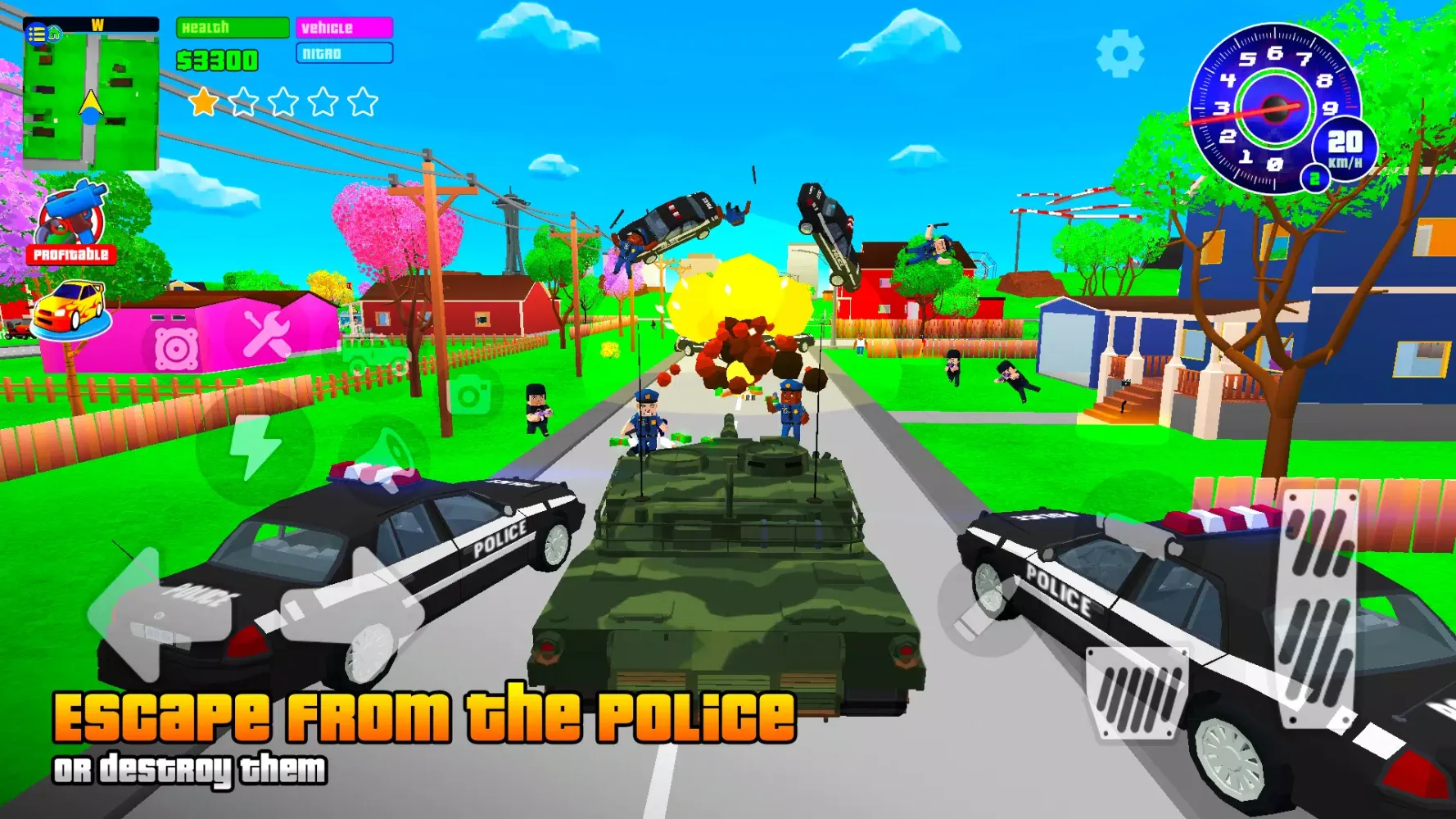 Tangkapan skrin Gangs Wars: Pixel Shooter RP