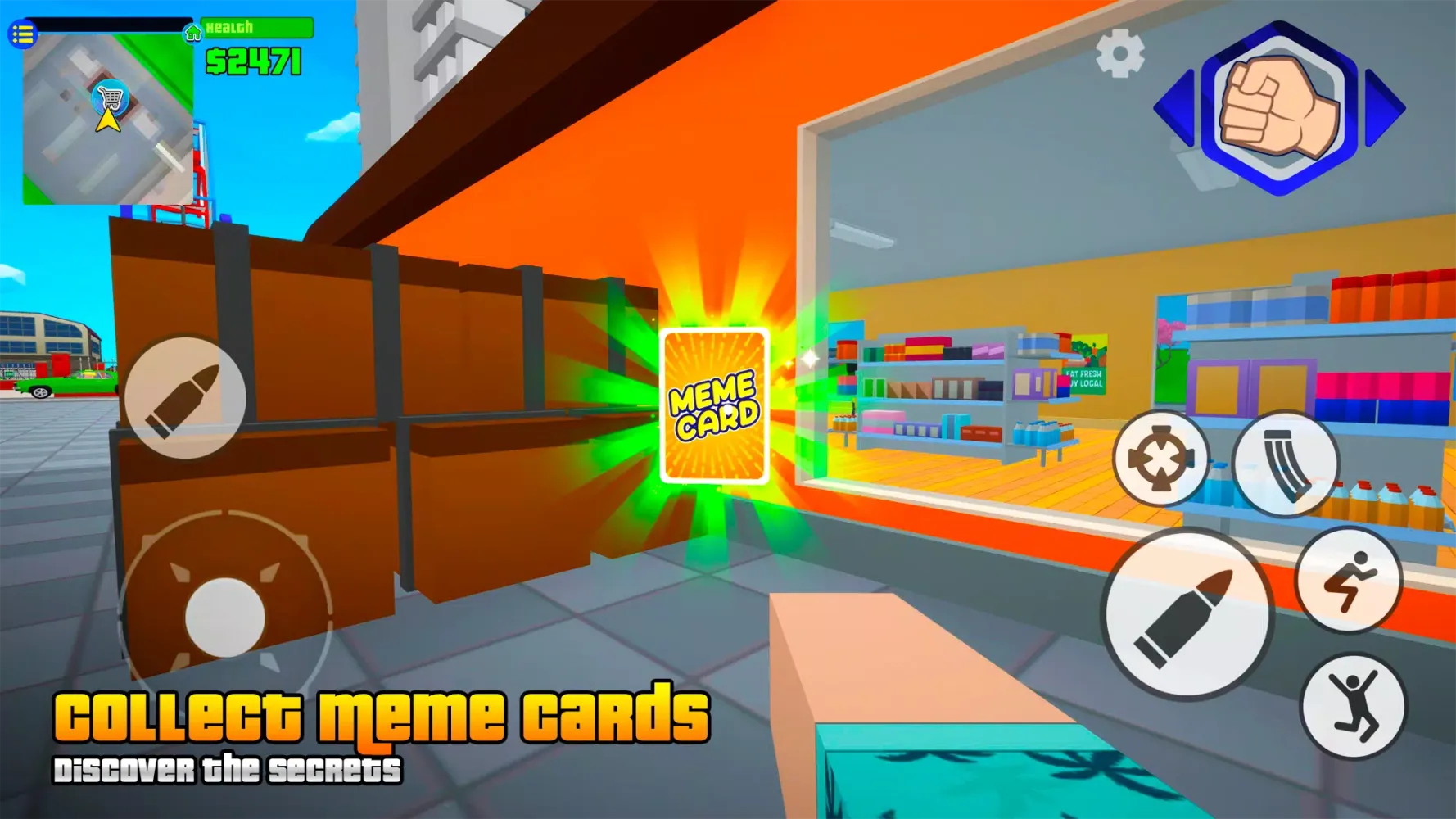 Tangkapan skrin Gangs Wars: Pixel Shooter RP