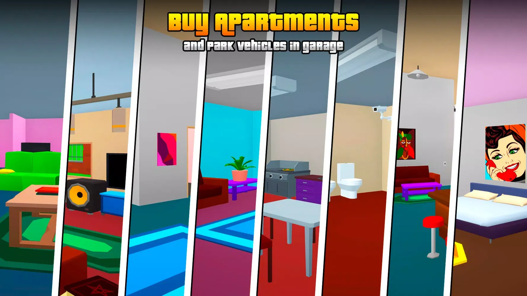 Tangkapan skrin Gangs Wars: Pixel Shooter RP