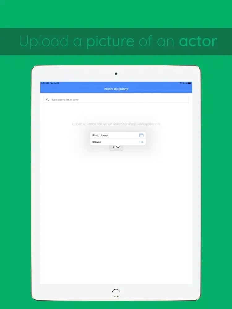 Скриншоты Actors Finder - Recognition iPad 