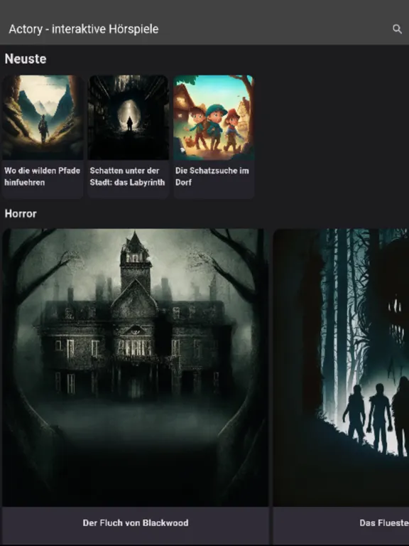Actory -Interaktive Storys iPad  سکرین شاٹس
