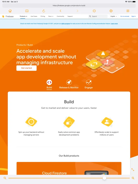 ภาพหน้าจอของ Desktop Browser • Zoomable iPad 