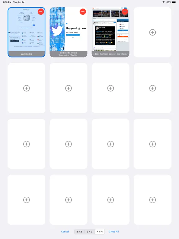 ภาพหน้าจอของ Desktop Browser • Zoomable iPad 