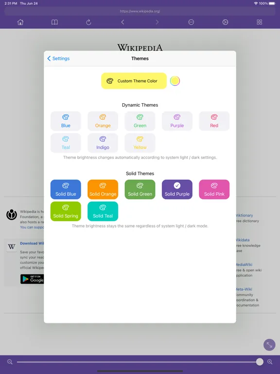 ภาพหน้าจอของ Desktop Browser • Zoomable iPad 