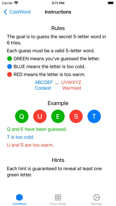 ColdWord應用截圖