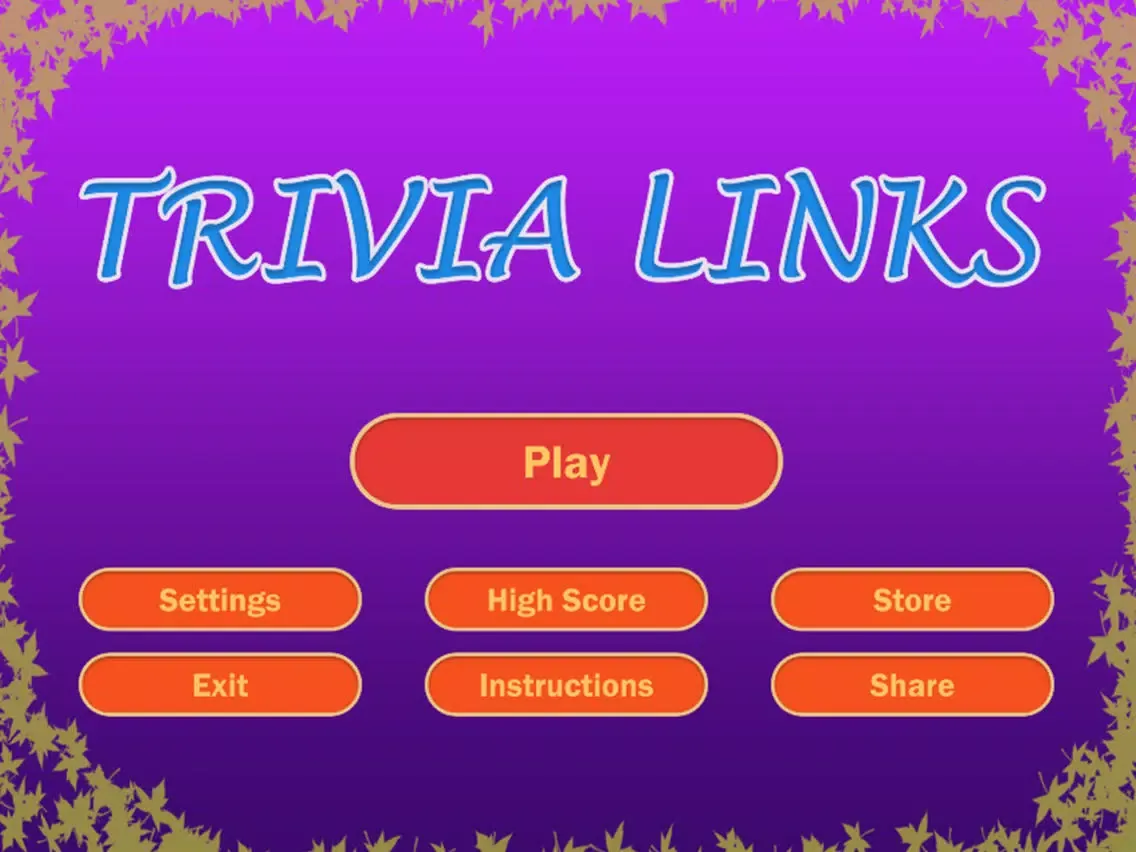 Zrzuty ekranu Trivia Links iPad 