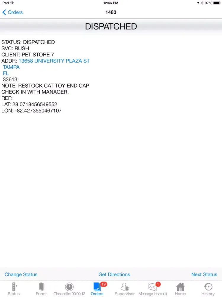 Capturas de tela do mComet for Sector iPad 