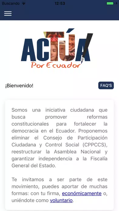 Actúa por Ecuador應用截圖
