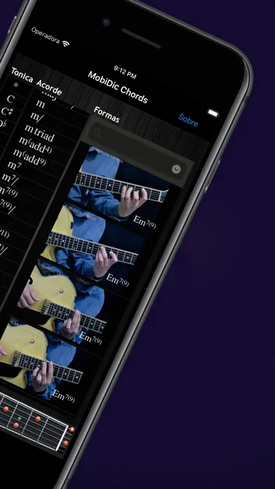 Zrzuty ekranu Mobidic Guitar Chords