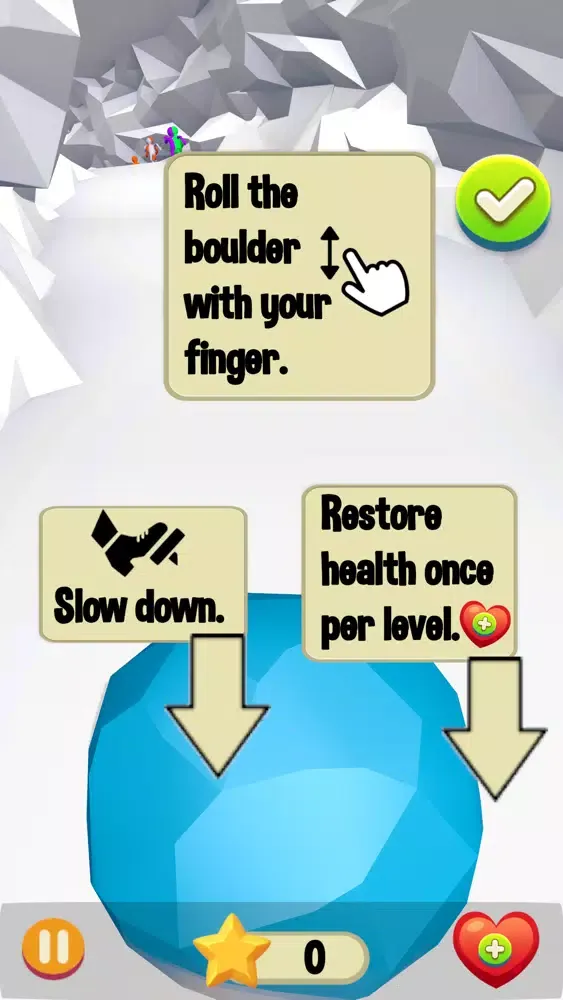 Capturas de tela do Be The Boulder