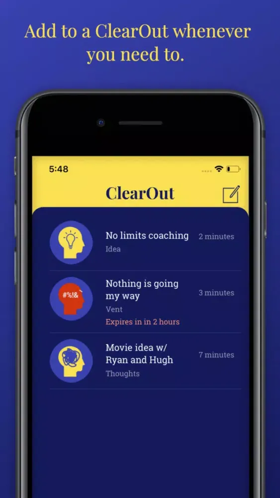ClearOut - Clear your mind 스크린샷