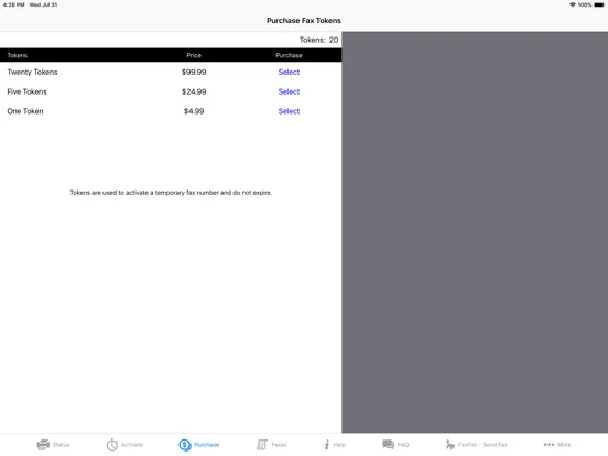 FaxReceive - receive fax app iPad  スクリーンショット