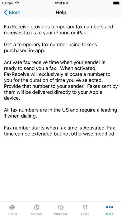 FaxReceive - receive fax app スクリーンショット