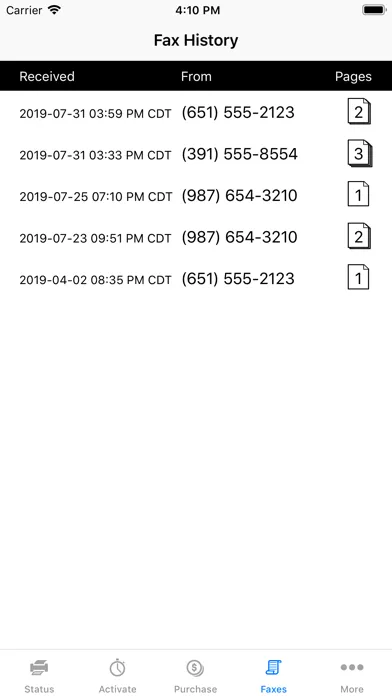 FaxReceive - receive fax app スクリーンショット