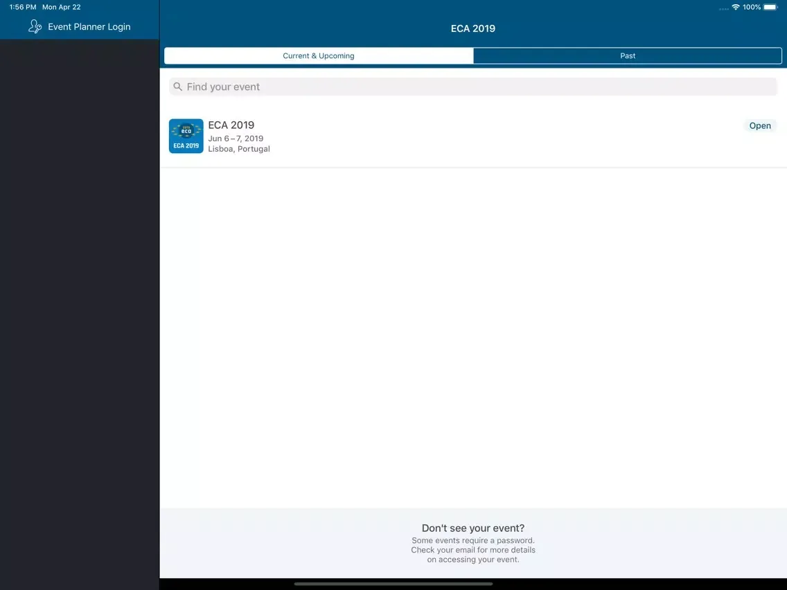 ECA 2019 iPad  سکرین شاٹس