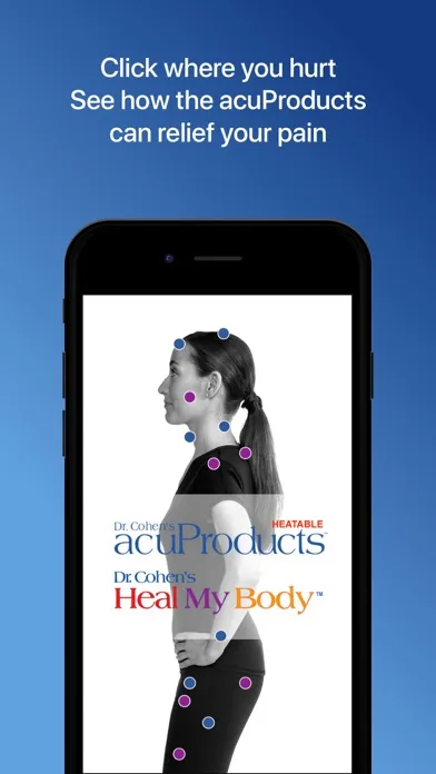 ภาพหน้าจอของ acuProducts (HealMyBody)