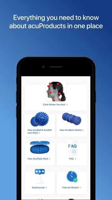 ภาพหน้าจอของ acuProducts (HealMyBody)