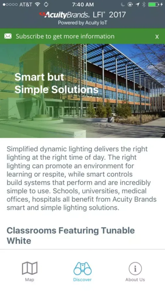 Acuity Brands LIGHTFAIR International 2017 Screenshots