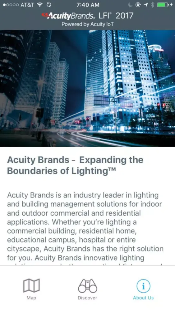Acuity Brands LIGHTFAIR International 2017 Screenshots