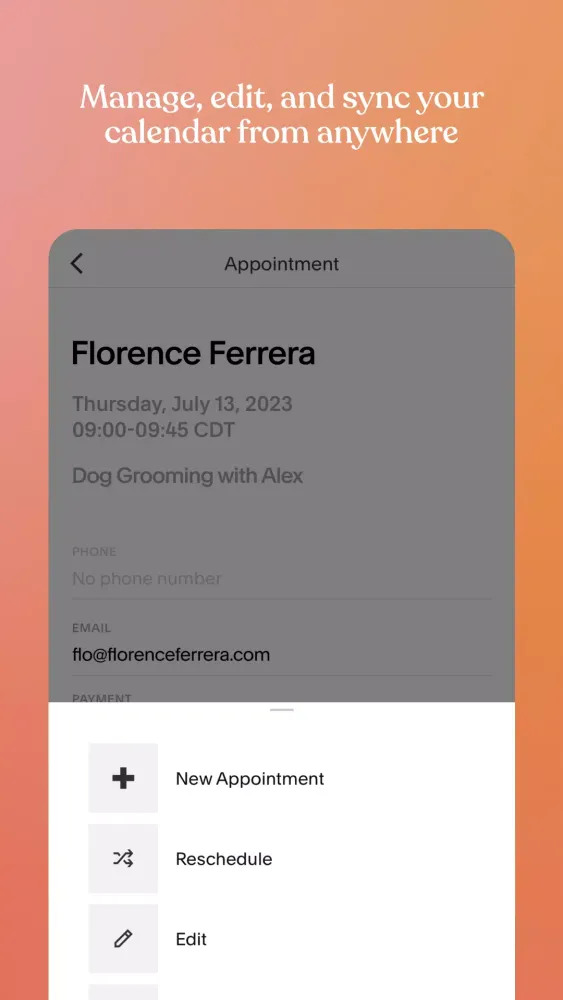 Acuity Scheduling Screenshots