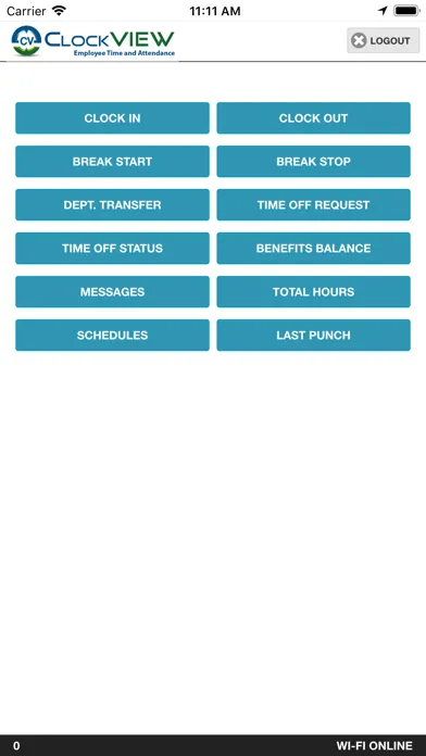 Screenshot di ClockVIEW Mobile