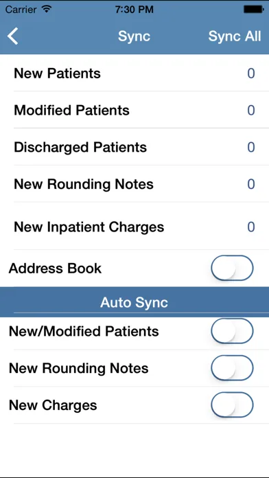 Zrzuty ekranu Acumen Mobile Charge Capture