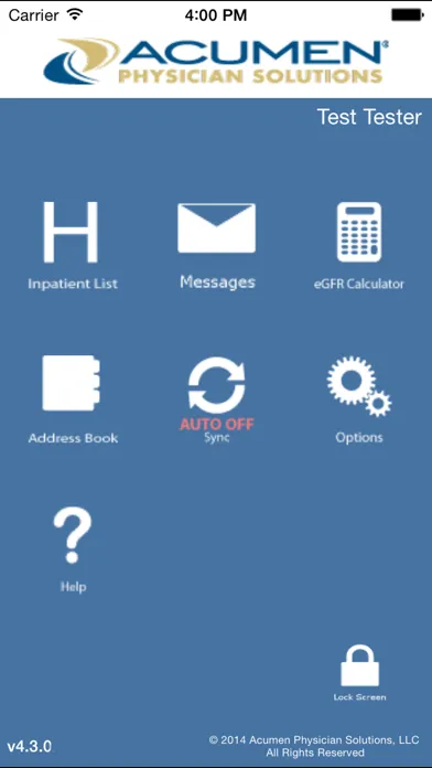 Zrzuty ekranu Acumen Mobile Charge Capture