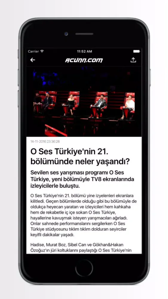 Zrzuty ekranu Acunn