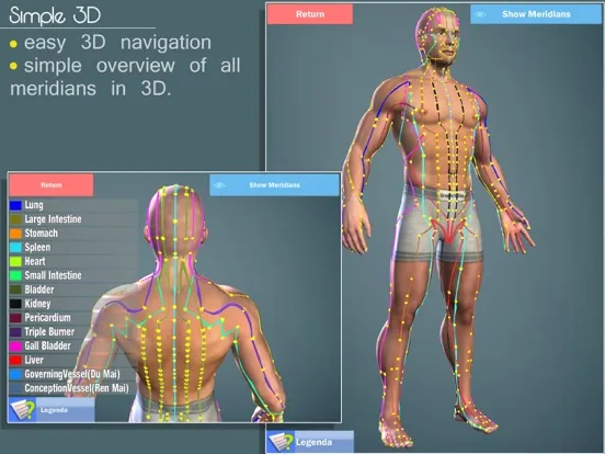 Easy Acupuncture 3D -FULL iPad 应用截图