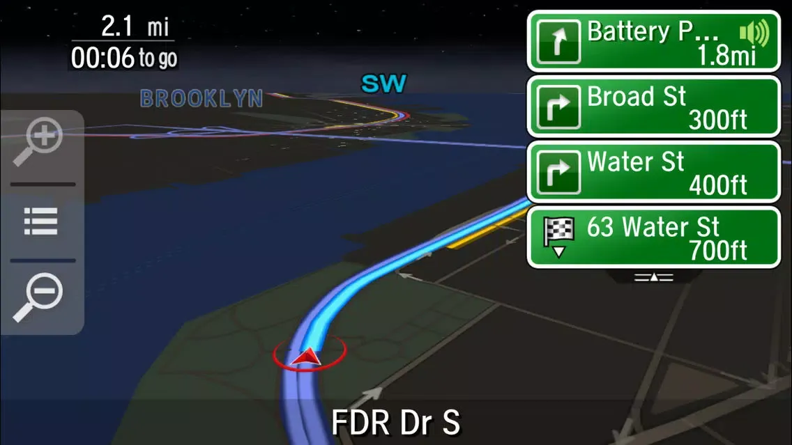 AcuraLink Navigation Screenshots