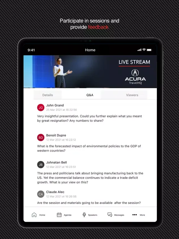 Acura TravelHQ iPad  Screenshots