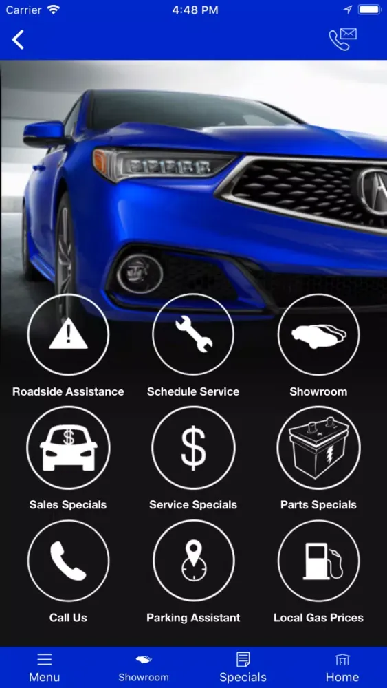 Tangkapan layar Acura of Brookfield MLink