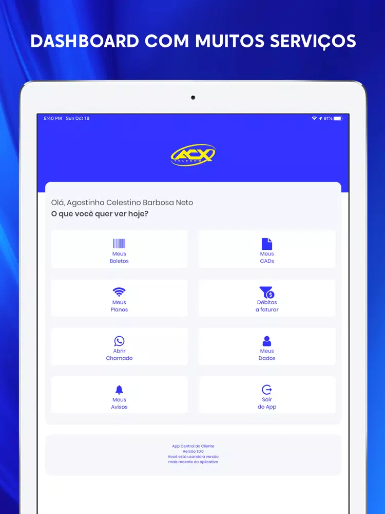 ACX Telecom iPad  Screenshots
