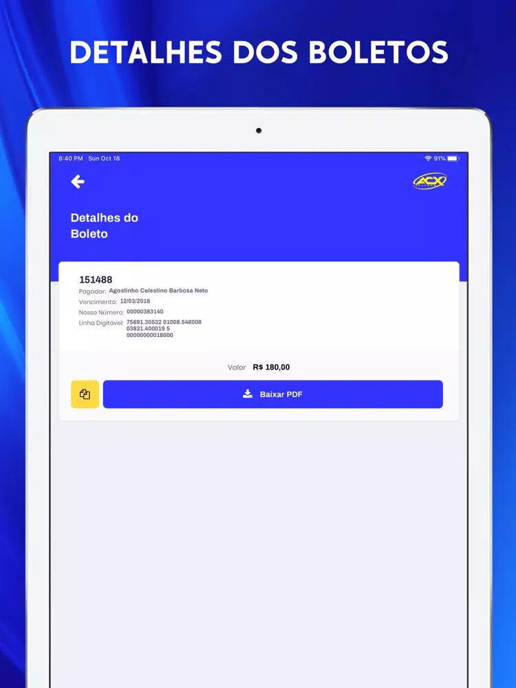 ACX Telecom iPad  Screenshots