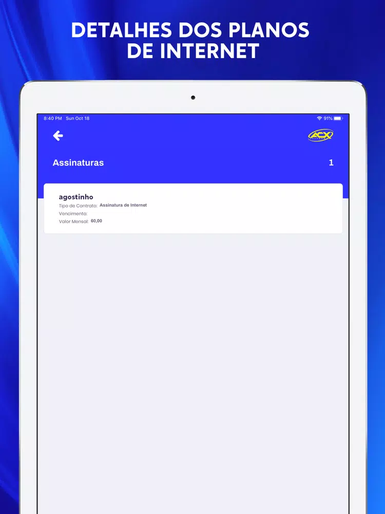 ACX Telecom iPad  Screenshots
