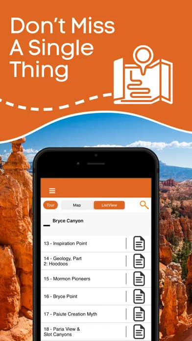 Screenshot di Bryce Canyon Audio Tour Guide