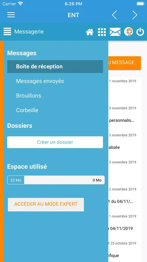 ENT Lycée IleDeFrance Screenshots