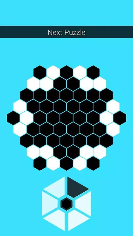 ภาพหน้าจอของ Hexagonal Lights Out