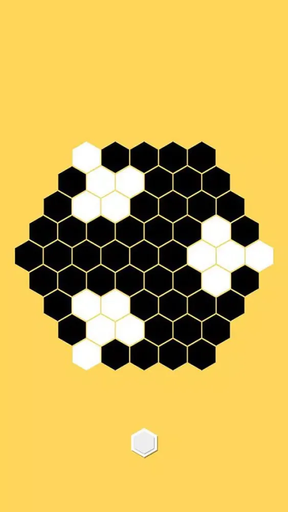 ภาพหน้าจอของ Hexagonal Lights Out