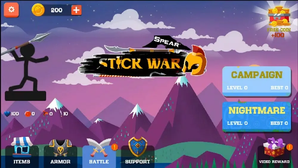 Stick Wars Spear Screenshots