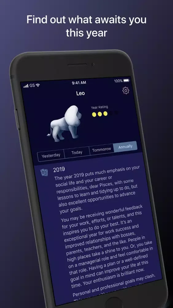Ảnh chụp màn hình của My Horoscope+