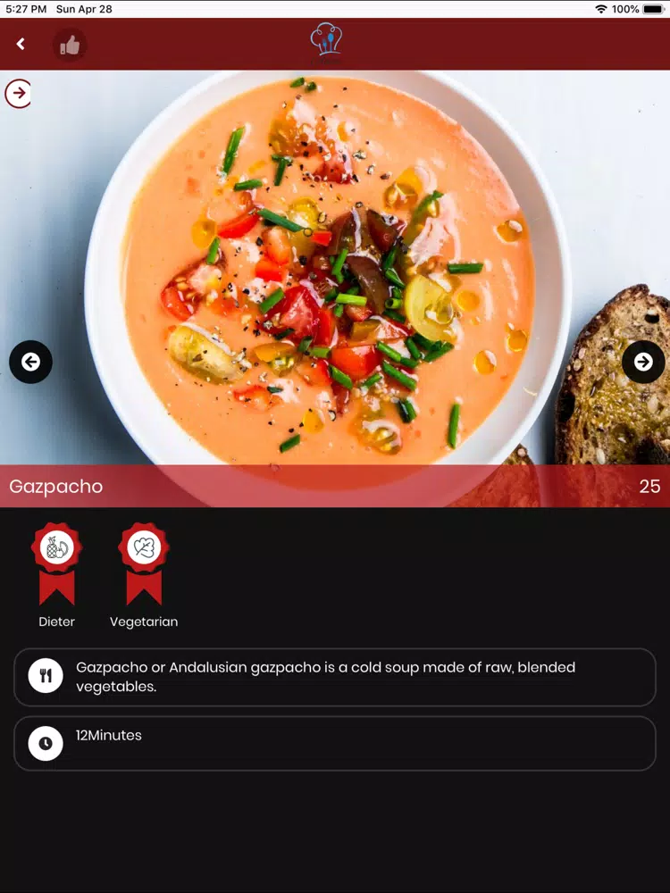adaa digital menu iPad 应用截图