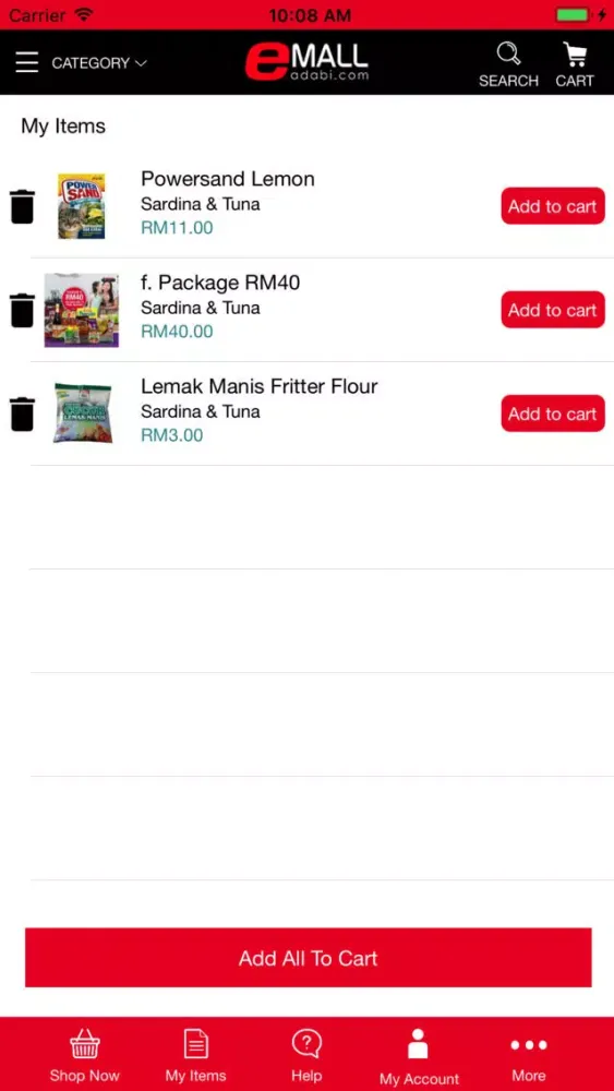 Ảnh chụp màn hình của Emall App