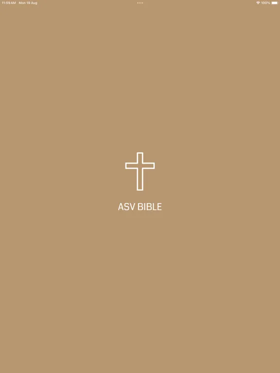 Tangkapan layar ASV Bible Audio iPad 