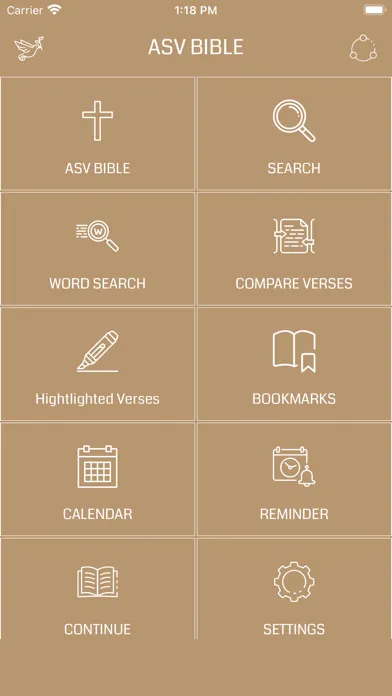 Tangkapan layar ASV Bible Audio