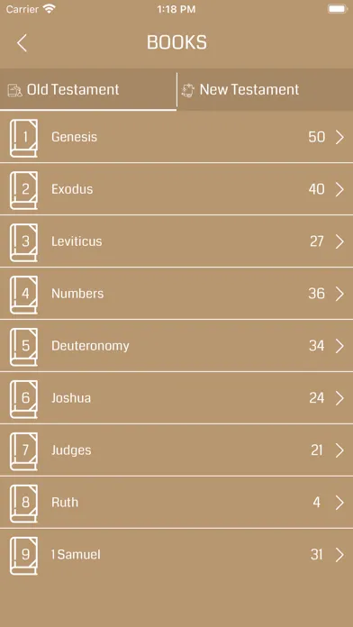 Tangkapan layar ASV Bible Audio