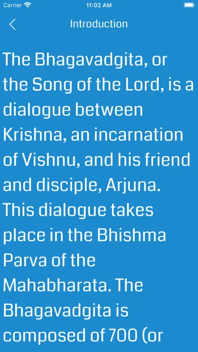 Capturas de tela do Bhagavad Gita - Telugu