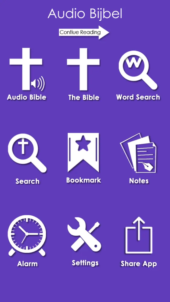 Tangkapan skrin Bijbel Audio