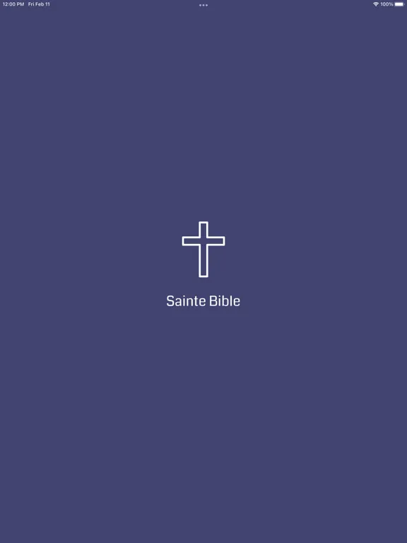 Tangkapan skrin French Bible Audio iPad 
