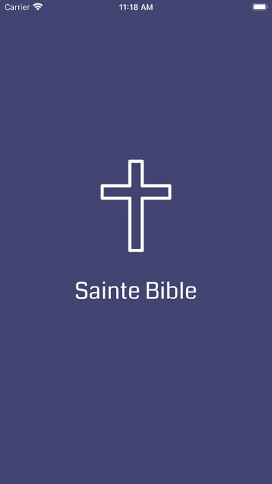 Tangkapan skrin French Bible Audio